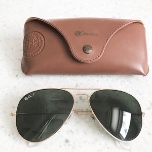 Ray-Ban Polarized Aviator Sunglasses